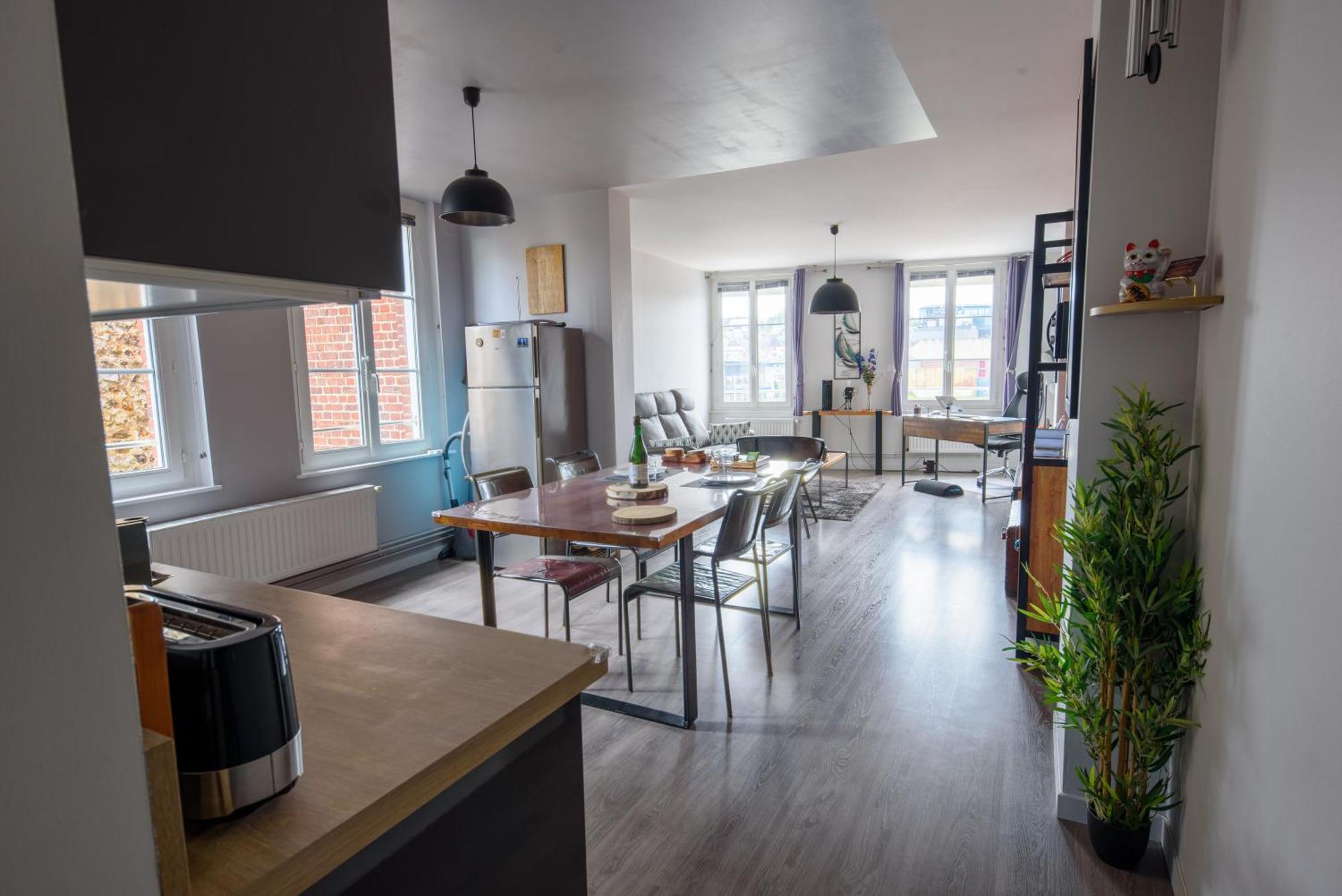 A Babord Fecamp Appartement Vue Port Et Mer Linge Inclus Exterior photo